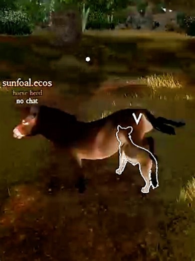 Horse vs. Wolf Survival Tactics