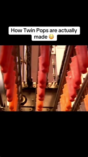 How Twin Pops are actually made 😳 #twinpops #popsicles #twoforone #twin
