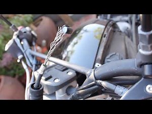 Fixing the clutch cable bmw gs