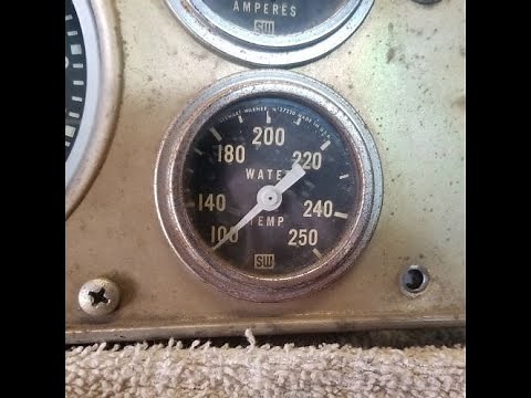 Stewart Warner Mechanical Temperature Gauge Repair