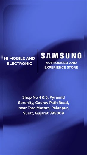 Samsung Experience Store | Surat on Instagram: "Power your ideas, creativity, and everyday moments with the all-new Samsung Galaxy Tab S10 Lite & Galaxy Tab S10 FE+ ✨ Bigger screens, smooth performance, and a sleek design, made for work, learning, and entertainment on the go. 📍 *Samsung Experience Store – Hi Mobile And Electronics* Shop No. 4 & 5, Pyramid Serenity, Gaurav Path Road, Near Tata Motors, Palanpur, Surat, Gujarat – 395009 [ samsung authorised store , samsung surat , samsung mobile o