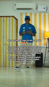27K views · 231 reactions | My next tutorial video Script in english掠掠掠I know my English is very bad but l am trying please ignore my English. I want to teach you very good dance tutorial but I am not able to teach you because of my bad English.But soon, I will learn to speak English then you can ignore ny bad English. Pleasesupport me  Sorry for My bad English 掠 #jddancetutorial #dance | Jd Dance Tutorial | Facebook