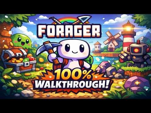 Forager Part 2 - Expanding the Base | Resource Management No Commentary 100% Walkthrough