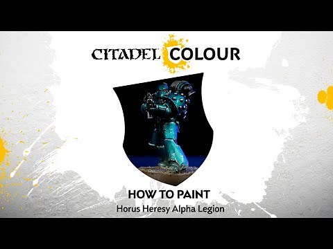 How to Paint: Horus Heresy Alpha Legion