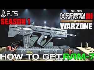 How to Unlock RAM 7 MW3 RAM 7 | How to Get RAM 7 MW3 RAM 7 Unlock | Call of Duty MW3 Season 1 Weapon