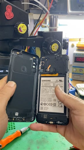 Remove Back Cover Galaxy M11 #samaung #mobile #smartphone #phonerepair #reels