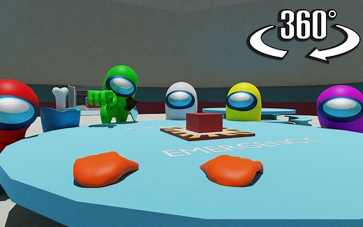 360°VR - Among Us太空狼人杀：找出内鬼，刀了他！