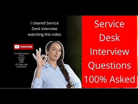 Service Desk Interview Questions and Answers - 100% asked in interview #servicedesk #support