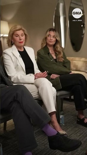 Annie Murphy and Christine Baranski on playing mother and daughter | GMA