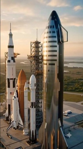 SpaceX Starship comparison #spaceexploration #space #science #nasa #facts #spacex #comparison