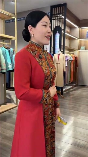 Elegant Xiangyunsha Mother of the Bride Dress | Chinese Wedding Attire