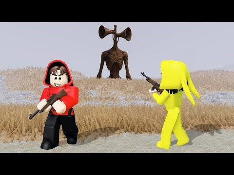Yuta, Mio, and Baby Celine Fight Siren Head || ROBLOX