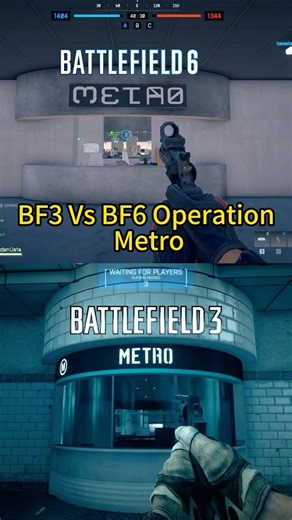 Operation Metro BF6 Vs BF3 #battlefield #gaming #bf6 #bf3