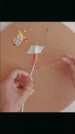 DIY Cord With Beads| DIY Macrame Cord Wrap Tutorial Easy DIY #phone #viral #short #diy #handmade