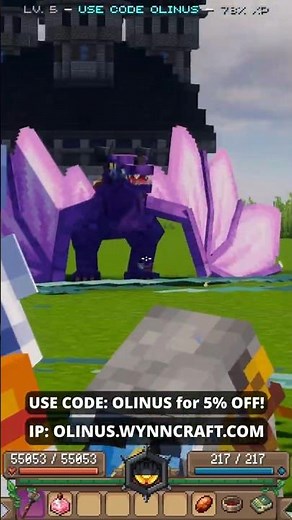 i saw the WYVERN in Wynncraft! #minecraft #mmorpg #wynncraft