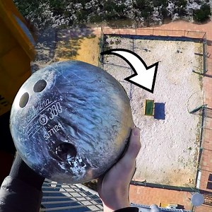 32M views · 845 shares | BOWLING BALL Vs. POOL TABLE from 45m! | How Ridiculous | Facebook