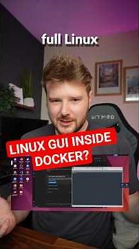 Running GUI Linux environment from a Docker contianer #programming #developer #devops
