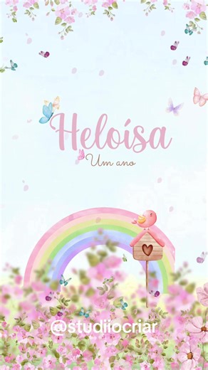 Convite Animado para Aniversário no Jardim Encantado