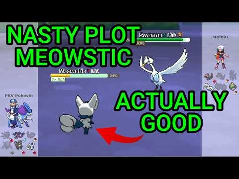 Nasty Plot Meowstic Sweep! (Pokemon Showdown Random Battles Blitz) (High Ladder)