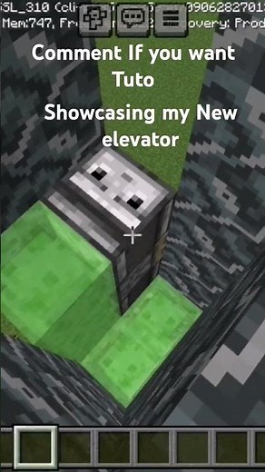 Easy Elevator On minecraft bedrock