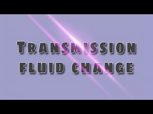 Transmission fluid change of Hyundai Santa Fe