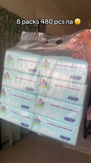 Ichi Tissue - 8 Packs of 480 Sheets Each