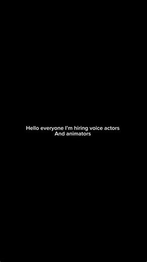 #bfdi hiring voice actors and animators. :)