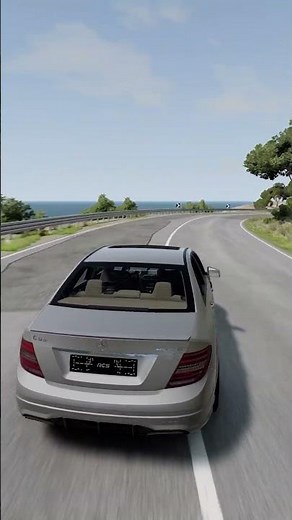 Mercedes-Benz C63 AMG (W204) - BeamNG.drive Gameplay