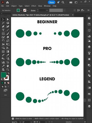 Adobe Illustrator 2026 - Tips and tricks for using scale & Transfrom like a PRO #ducthangds