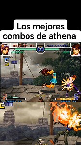 Athena mejores combos #KOF2002 #kof2002magicplus2 #athena #parati | Equinox KOF