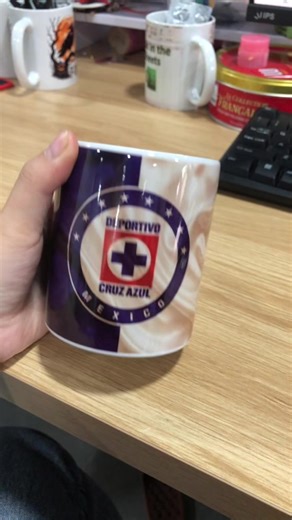 Soccer mug #office #mug #mexican #CruzAzul
