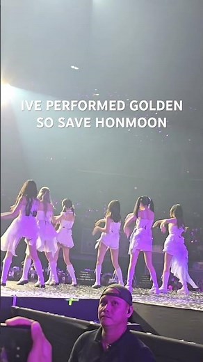 I still can’t believe I saw IVE perform ‘GOLDEN’ live. #ive #kpopdemonhunters #golden #huntrix