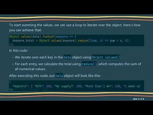 How to Sum Values in JavaScript Objects and Get the Top N Key/Value Pairs