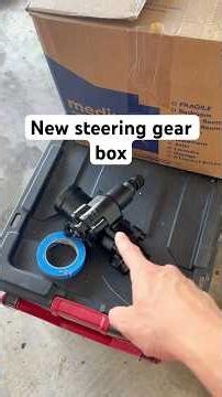 New steering gearbox install on the tj #fyp #fypシ #jeeptj #jeepwrangler #steeringgearbox