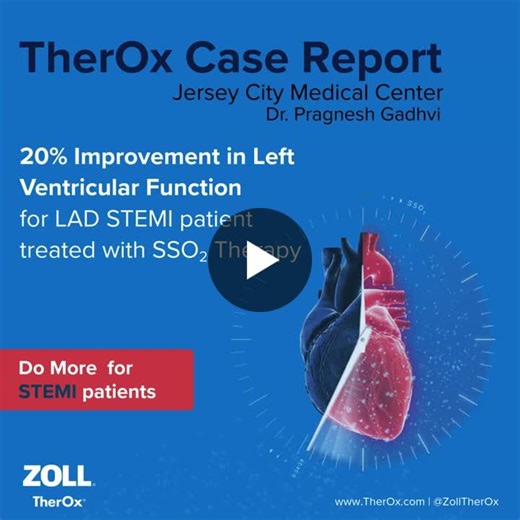 STEMI patient sees 20% improvement in left ventricular function with SSO2 Therapy | ZOLL TherOx posted on the topic | LinkedIn