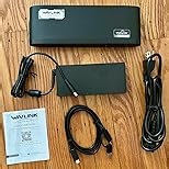 WAVLINK DisplayLink Docking Station Dual 5K, USB-C Dock for Mac M1/M2/M3/M4 & Windows, 14-in-1 with 100W Laptop Charging, 2 DP/2 HDMI 4K, SD/TF, 5 USB Ports, Ethernet, Audio