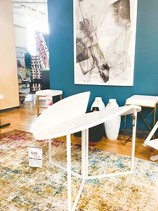 1.2K views · 11 reactions | Our new space-saving tables make it easier for small spaces like apartments to have a dining table. You don't need to find a spot to set up a table permanently or compromise with dinner trays. You can have the best of both worlds. | Homemakers Furniture | Facebook