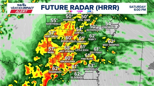 Future Radar for Valentine's Day