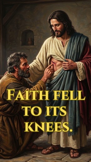 Doubt Spoke First, Then He Saw Jesus | Doubting Thomas Short #Jesus #christianshorts