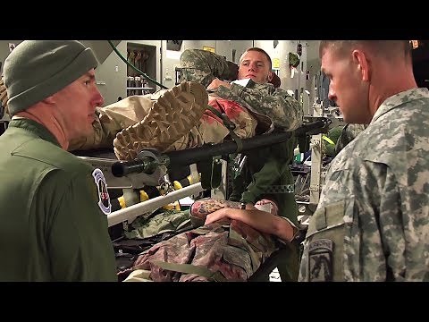 Medical Evacuation Via C-17 – Military MEDEVAC Flight
