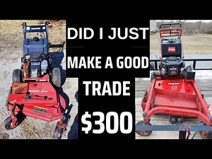 GOOD TRADE OR BAD?? TORO PROLINE VS SNAPPER PRO WALK BEHIND MOWERS #lawncare #lawnmower