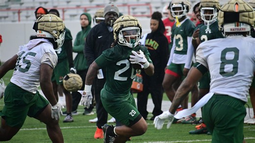 'We're still here': FAMU retains championship mindset at 2024's first spring football practice