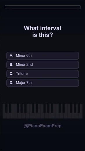 🎵Name the interval!!🎵 #pianoexam #eartraining #pianoeartraining #intervals #playbyear
