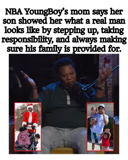 VMG Culture & Entertainment on Instagram: "NBA YoungBoy’s mom says her son showed her what a real man looks like by stepping up, taking responsibility, and always making sure his family is provided for."