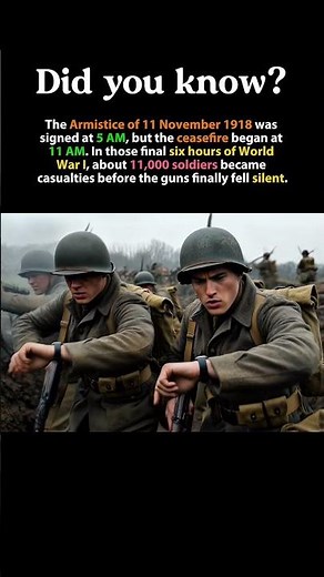 The Deadly Final Hours of World War I