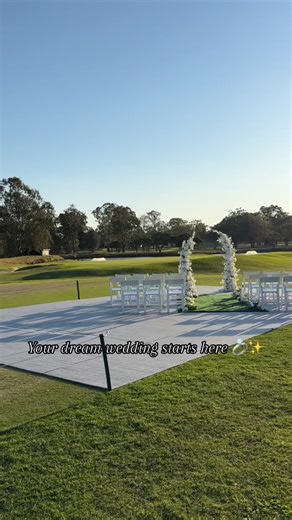 Your dream wedding starts here 💍✨ From ceremony to reception, every moment perfectly framed with stunning views and unforgettable memories! Ready to begin your wedding journey? Enquire today 💕 #wedding #weddingvenue #wynnumgolfweddings #dreamwedding #weddingplanning #bridetobe | Wynnum Golf Club Weddings