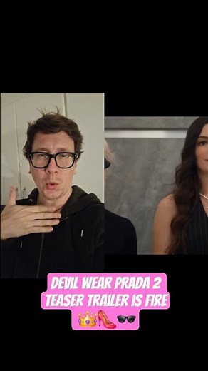 THE DEVIL WEARS PRADA 2 TEASER TRAILER IS FIRE 🕶👠👑#devilwearsprada #reaction