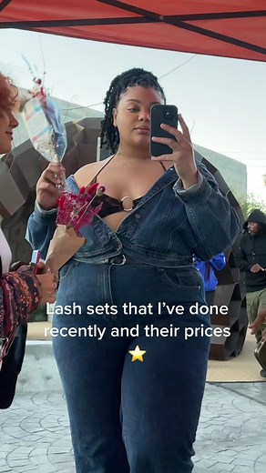 A price break down as one of the top lash techs in my city ⭐️💕 #lalashtech #losangeles #lashextensions #lashes