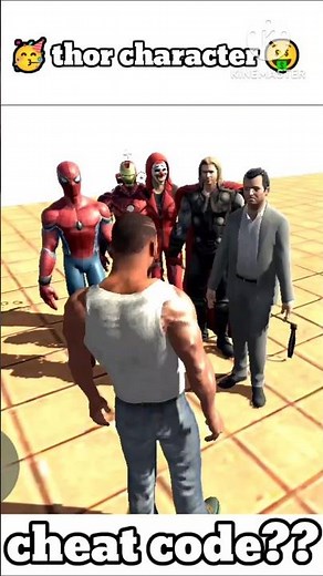 Thor character cheat code #shorts #shortafeed #viral #vitalshort #trending #indianbikedriving3d