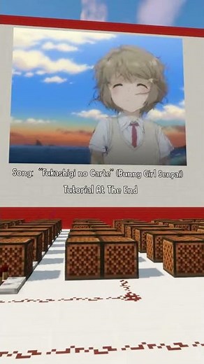 "Fukashigi no Carte" Bunny Girl Senpai Minecraft Note Blocks Tutorial